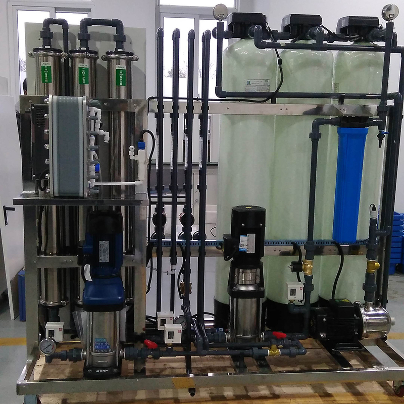 300Liter Per Jam PLAN Pembersihan Air RO + EDI dengan Peralatan Sistem RO