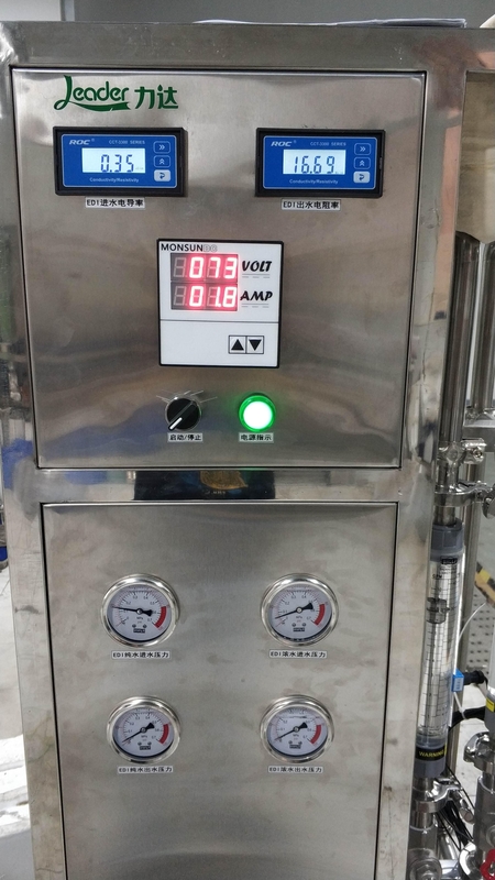 2000L Fast Production EDI Water Purification Plant untuk aplikasi medis industri