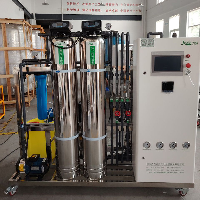 500LPH Kapasitas Double Pass EDI Water Plant Dilengkapi dengan Vontron/DOW/Toray Ro Membrane