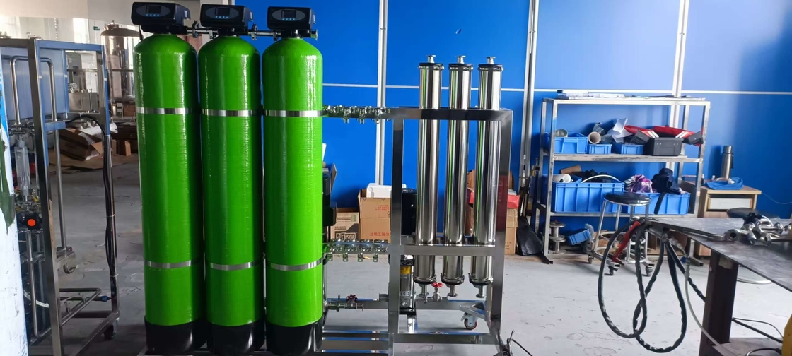380V 300L Per Jam 2 Tahap RO EDI Pabrik Pengolahan Air Untuk Laboratorium Rumah Sakit
