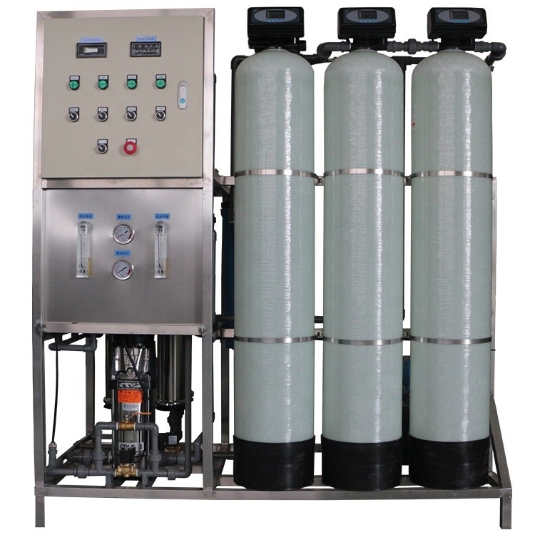 1000lph Industrial Single Pass RO System UV Sterilizer Filter Karbon Aktif