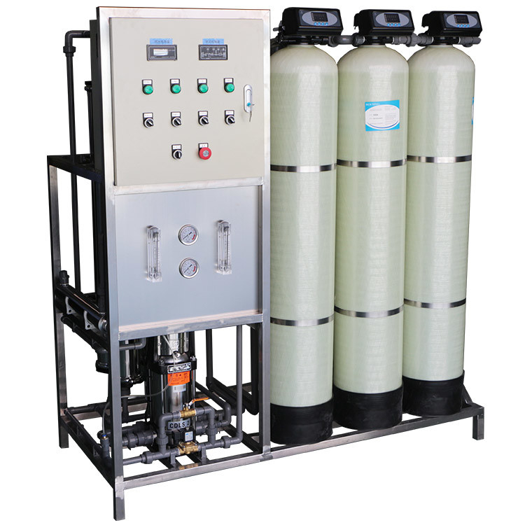 1000lph Industrial Single Pass RO System UV Sterilizer Filter Karbon Aktif