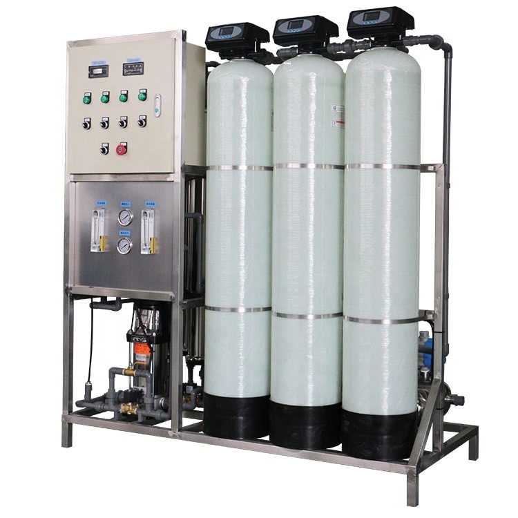 1000lph Industrial Single Pass RO System UV Sterilizer Filter Karbon Aktif