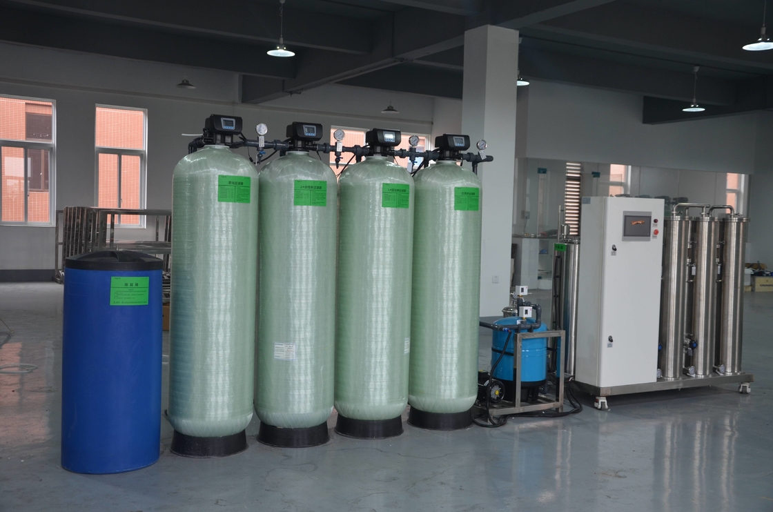 10TPH Sistem RO Double Pass Dua Tahap Ro Pabrik Pengolahan Air Reverse Osmosis