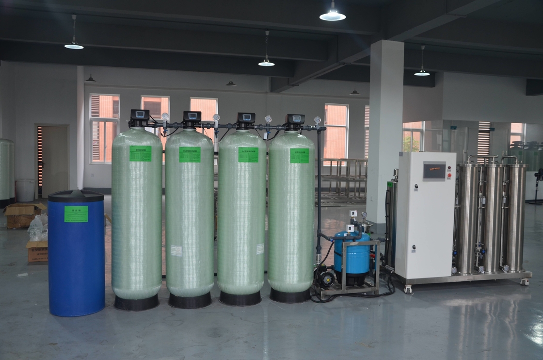 10TPH Sistem RO Double Pass Dua Tahap Ro Pabrik Pengolahan Air Reverse Osmosis