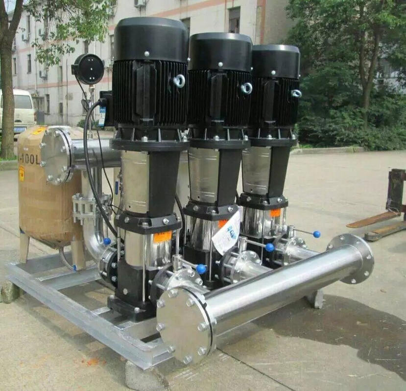 Pompa Penguat Tekanan Air Tenaga Listrik 3 Phase Stainless Steel Multistage Pompa Sentrifugal RO System Aksesoris