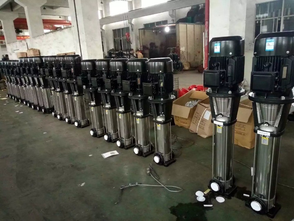 Pompa Penguat Tekanan Air Tenaga Listrik 3 Phase Stainless Steel Multistage Pompa Sentrifugal RO System Aksesoris
