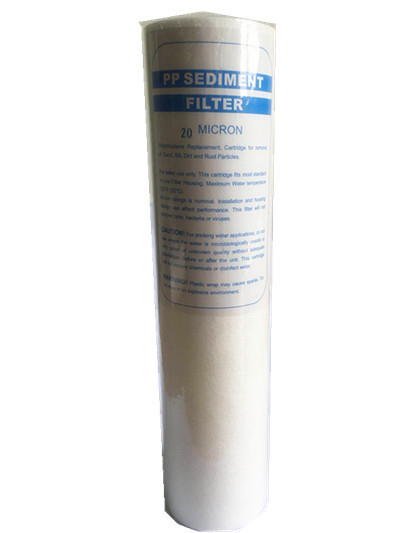 Filter Kedalaman / Kartrid Filter Spun PP / Kartrid Filter Melt Blown Untuk Aksesoris Sistem RO Sistem Air