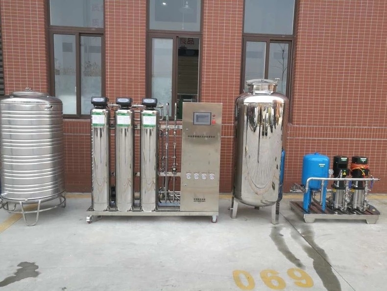 1TPH SUS304 Peralatan Industri Reverse Osmosis Mesin Filter Air RO