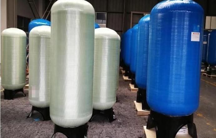 Tangki Industri Frp Untuk Pengolahan Air Sand Filter Pressure Vessel Pabrik RO