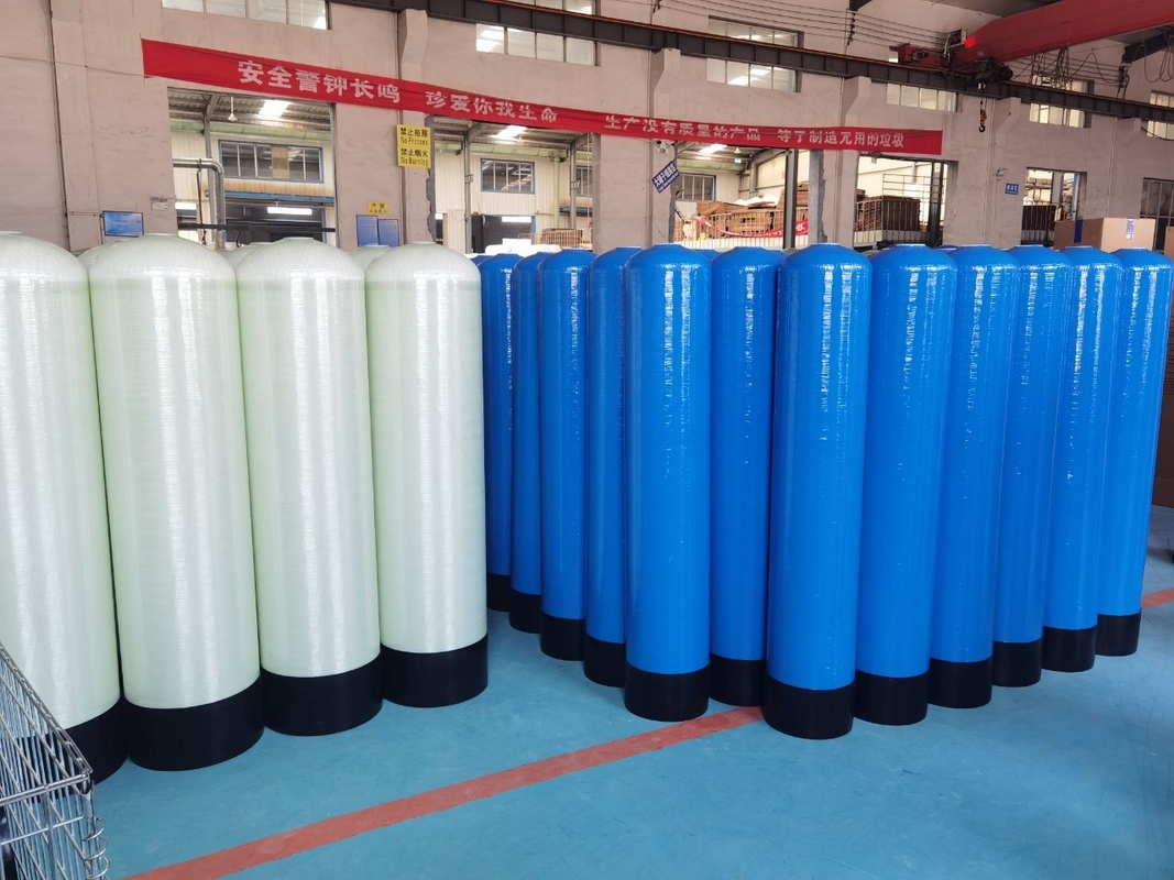 Tangki Industri Frp Untuk Pengolahan Air Sand Filter Pressure Vessel Pabrik RO