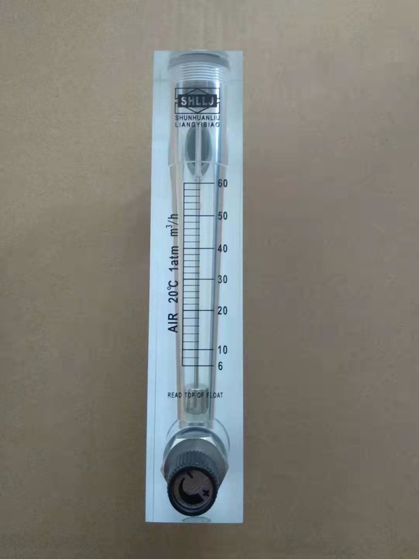 Panel Type Glass Flow Meter Rota Flowmeter Untuk Aksesoris Sistem RO Water Treatment