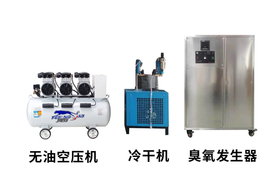 Pemurni Air RO Ozon Komersial 15G / H 20G / H Dibangun Dalam Konsentrator Oksigen