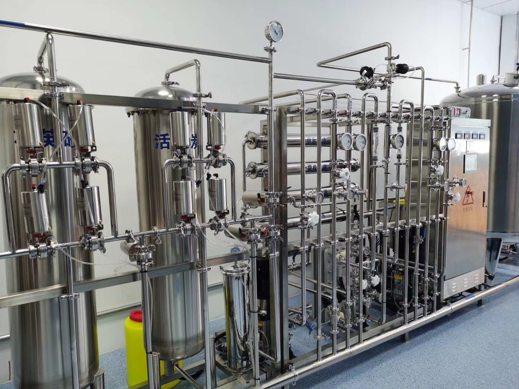 Pasir Kuarsa 5000L Water Plant RO System Untuk Filter Air Mineral