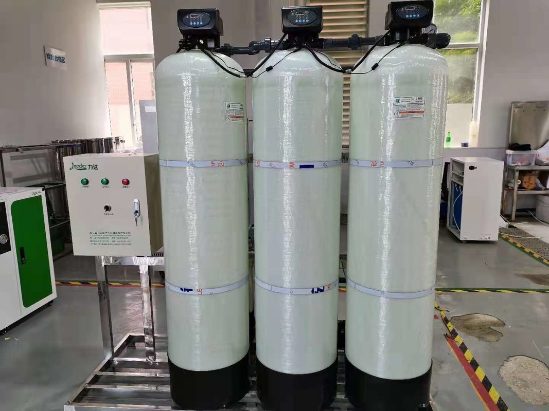 Layar Sentuh PLC Pelembut Air Filter Komersial Industri Untuk Air Keras