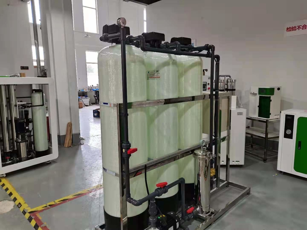 Layar Sentuh PLC Pelembut Air Filter Komersial Industri Untuk Air Keras