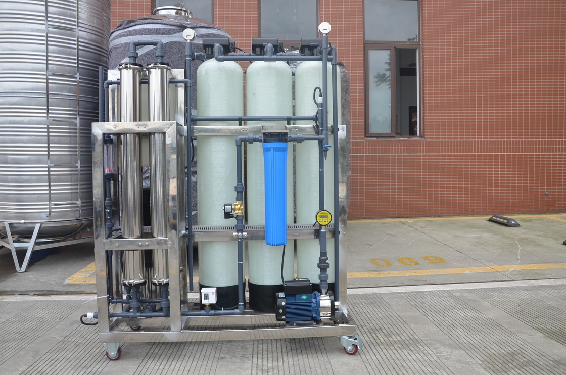 Pelembut Kontrol Otomatis Sistem Filter Air Industri Ro 500L