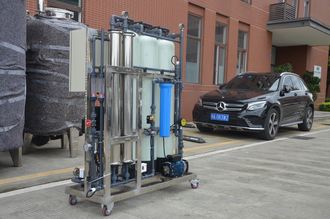 Pelembut Kontrol Otomatis Sistem Filter Air Industri Ro 500L