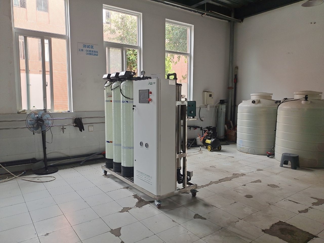 Single Pass 500LPH Water Treatment Plant Sistem Filter Air OEM Ro