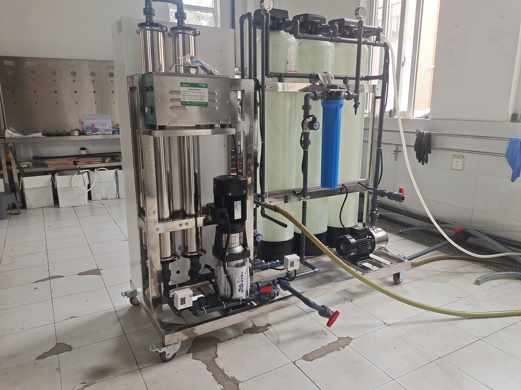 Single Pass 500LPH Water Treatment Plant Sistem Filter Air OEM Ro
