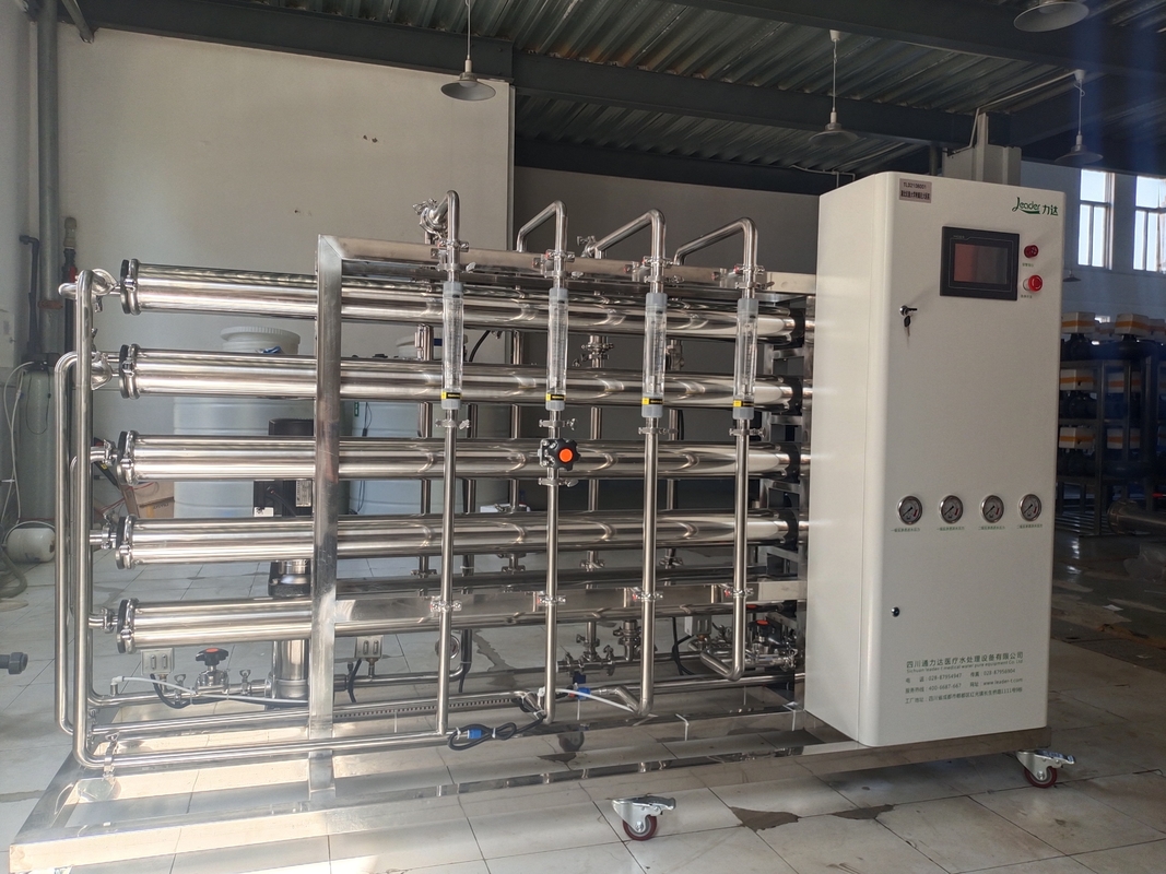 Sistem Pengolahan Air Reverse Osmosis Dua Tahap Pabrik RO 1000Lph