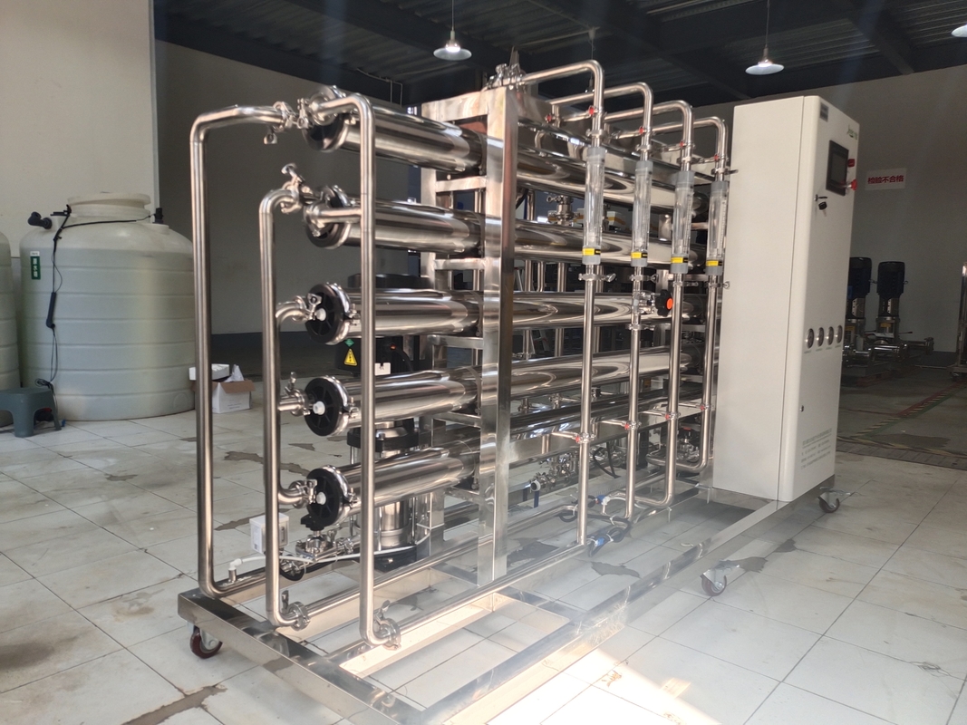Sistem Pengolahan Air Reverse Osmosis Dua Tahap Pabrik RO 1000Lph