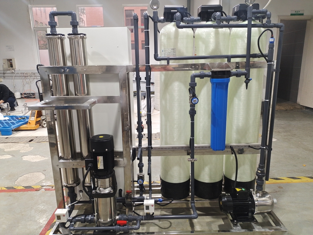 Sistem Filter Air Mesin Pengolahan Air Minum 500Lph Untuk Pabrik RO
